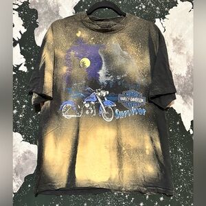 Harley Davidson Motorcycles Wolf Shirt